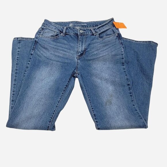 No Boundaries Mid-Rise Straight Leg Blue Jeans Size 13 - Picture 3 of 4